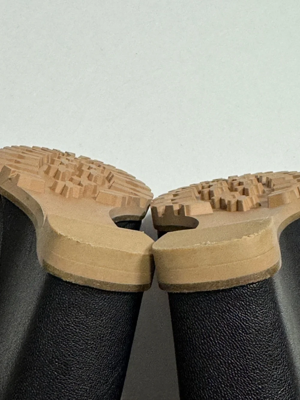 Linea Paolo SASHA | Women's High Wedge Peep Toe Transitional Bootie Black Sz. 8M - Picture 7 of 10